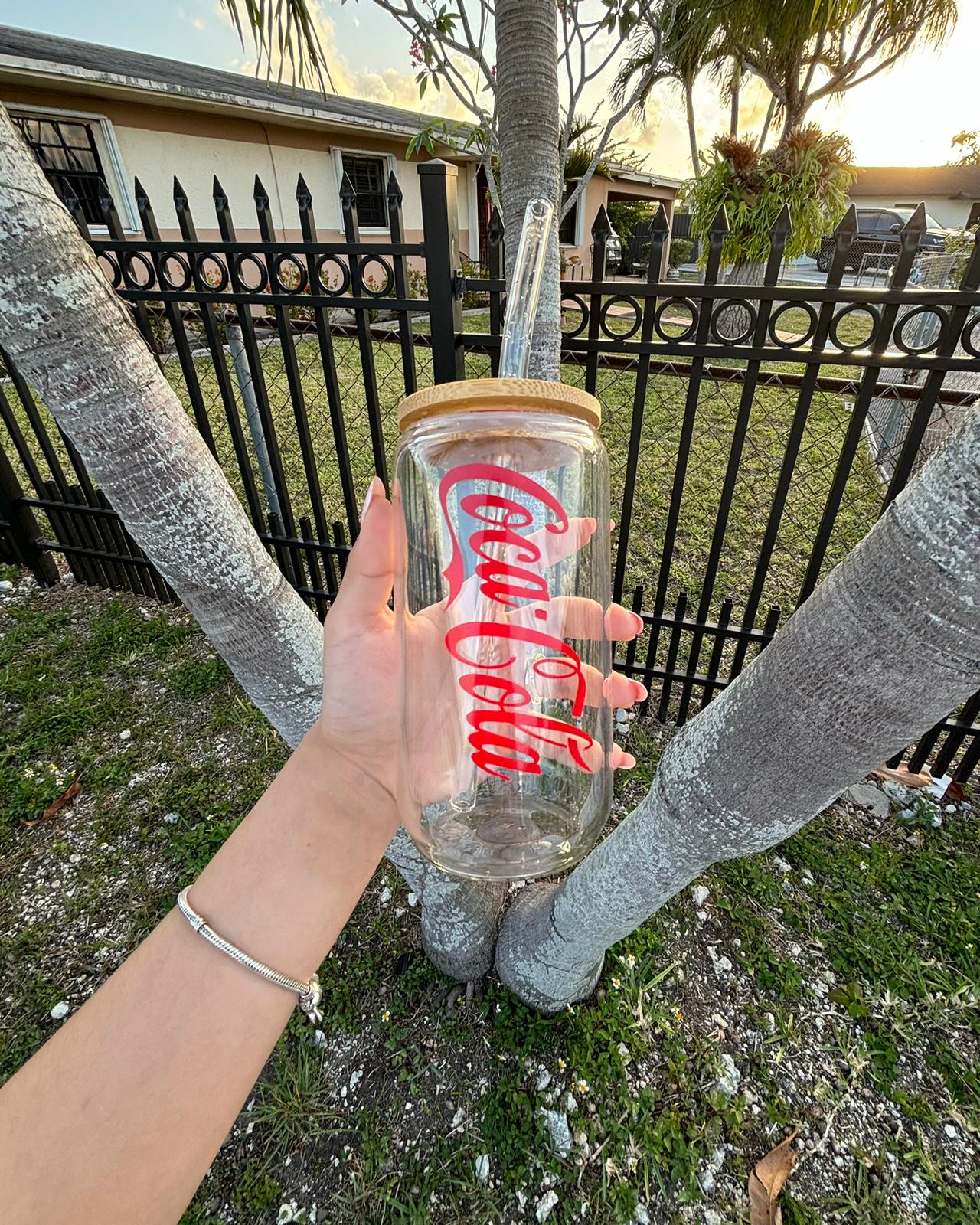 Tumbler Glasses / Coca Cola Glass / Custom Cup